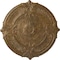 Ekena Millwork Attica Ceiling Medallion (Fits Canopies up to 3 3/4"), 39 1/2"OD x 2 1/2"P, Rubbed Bronze CM39ATRZS - alternate 1